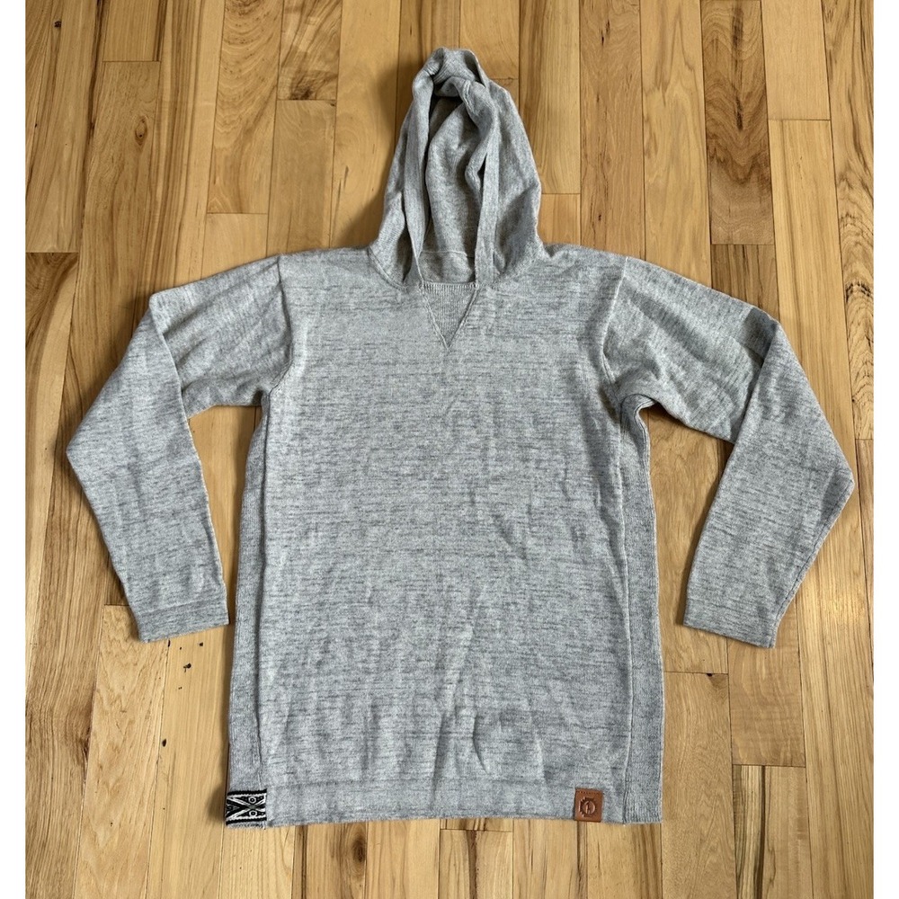 Paka The Hoodie Sweater Unisex Medium Light Gray Royal Alpaca Blend Pullover